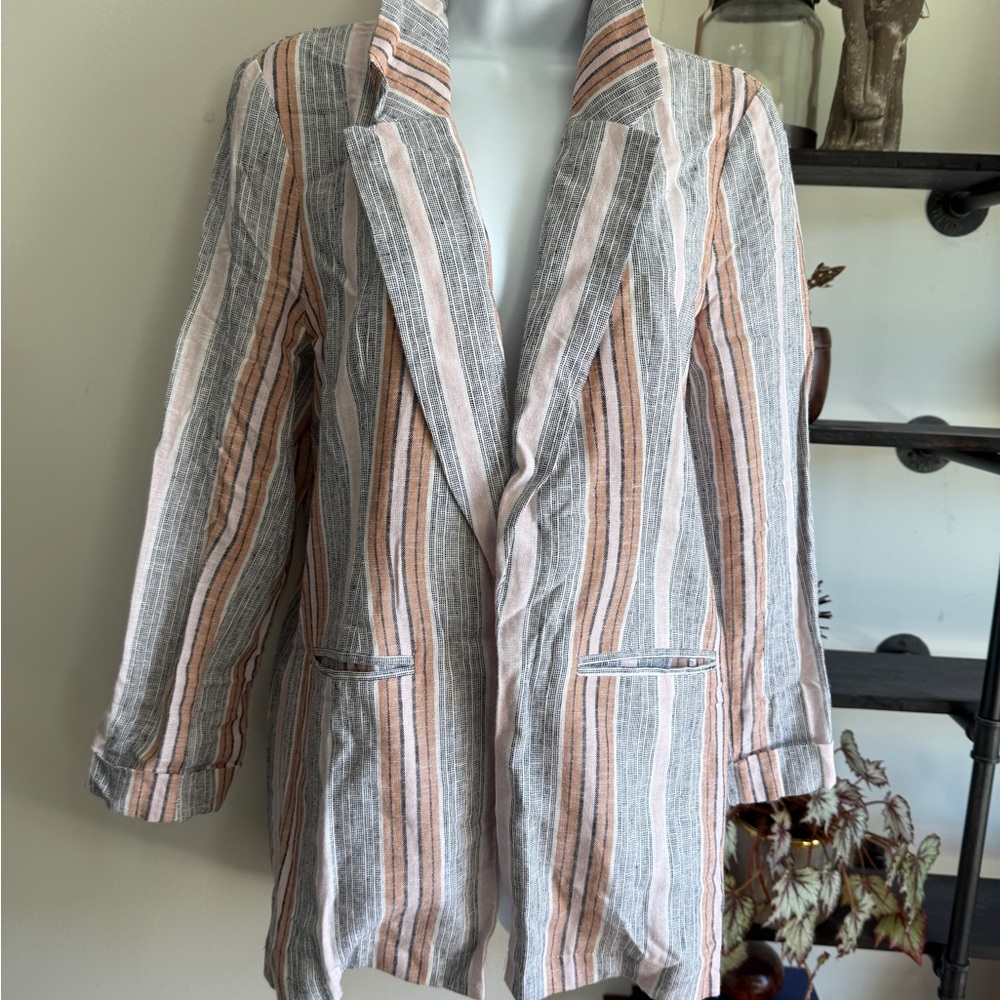 Nanette Lepore Multicolor Striped Blazer